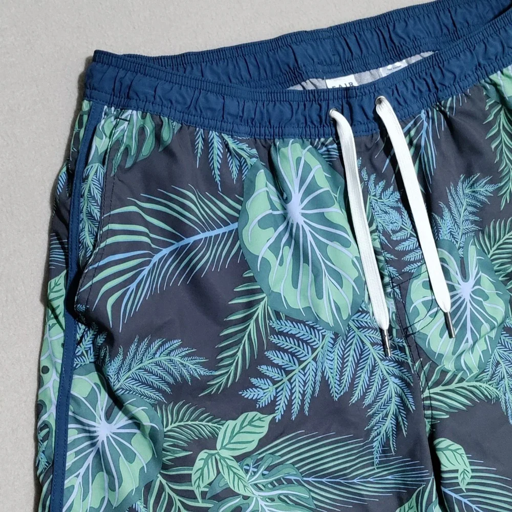 Fair Harbor Anchor Swim Trunks Mens‎ XL Tropical Floral Lined Pockets Drawstring